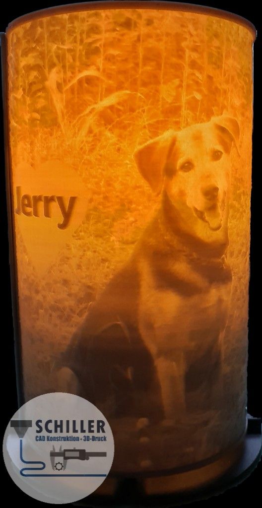 Lithophanie Bild Andenken Lampenschirm Ikea Tischlampe