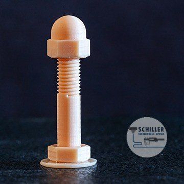 Schraube mit Hutmutter; LCD-Druck