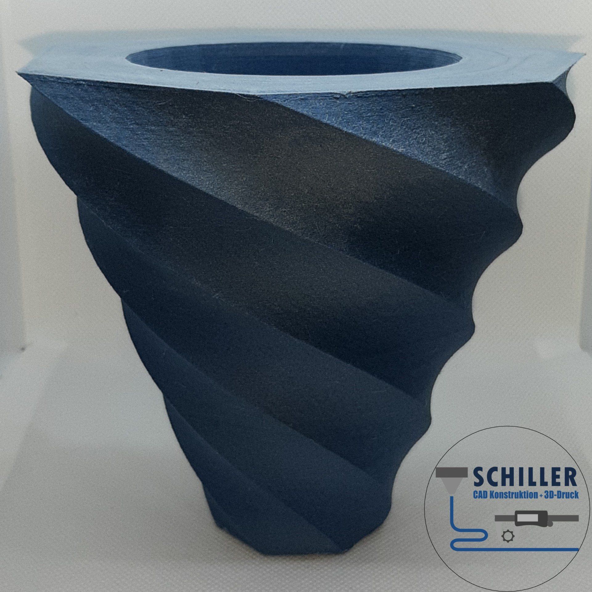 Vase aus pappehaltigem PLA