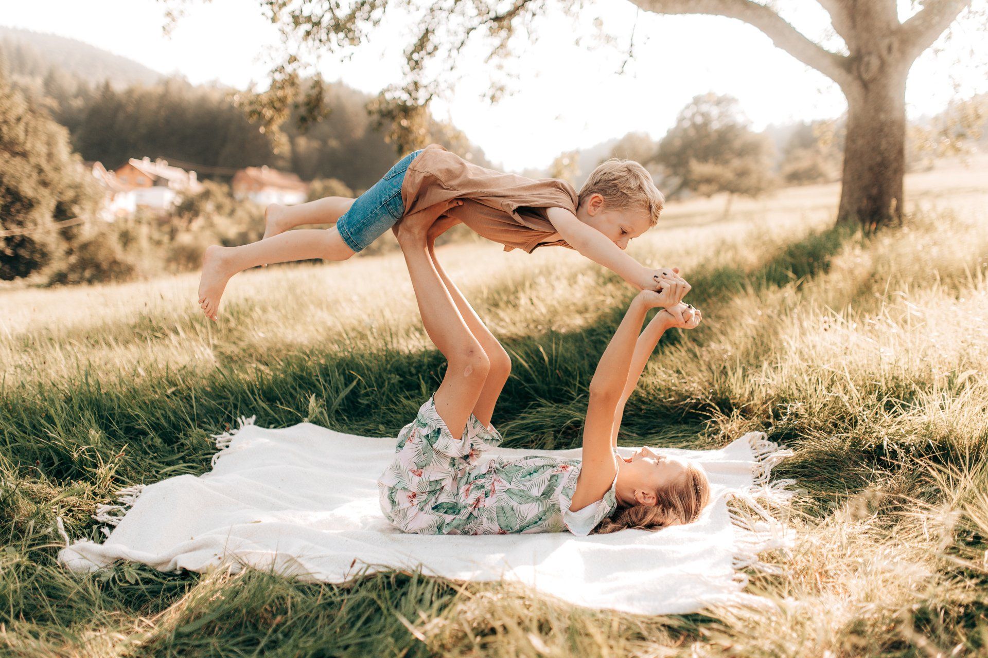 Familienfotografie Rastatt natürliche Familienbilder Outdoor
