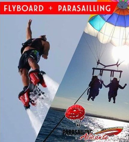 Parachute ascensionnel Flyboard Alicante