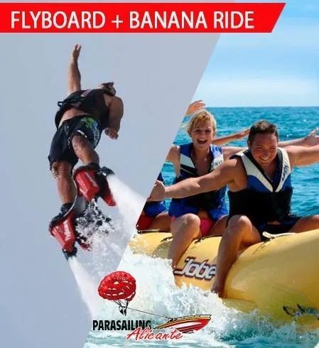 Flyboard and banana boat pcks alicante