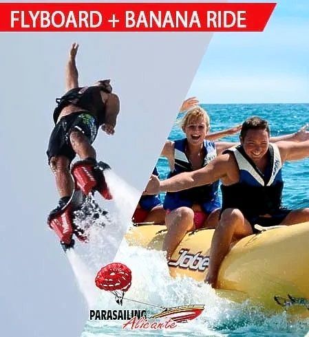 Flyboard y banana Alicante