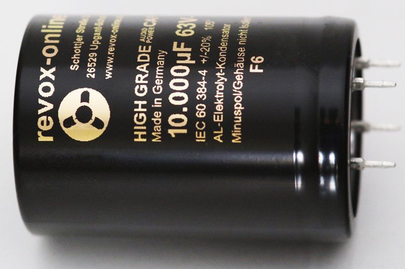 Kondensator 10.000µF 63V für Revox A722, B750, B780, C270 und so weiter, von Premium-Hifi Kondensator 10.000µF 63V für Revox A722, B750, B780, C270 und so weiter, von Premium-Hifi