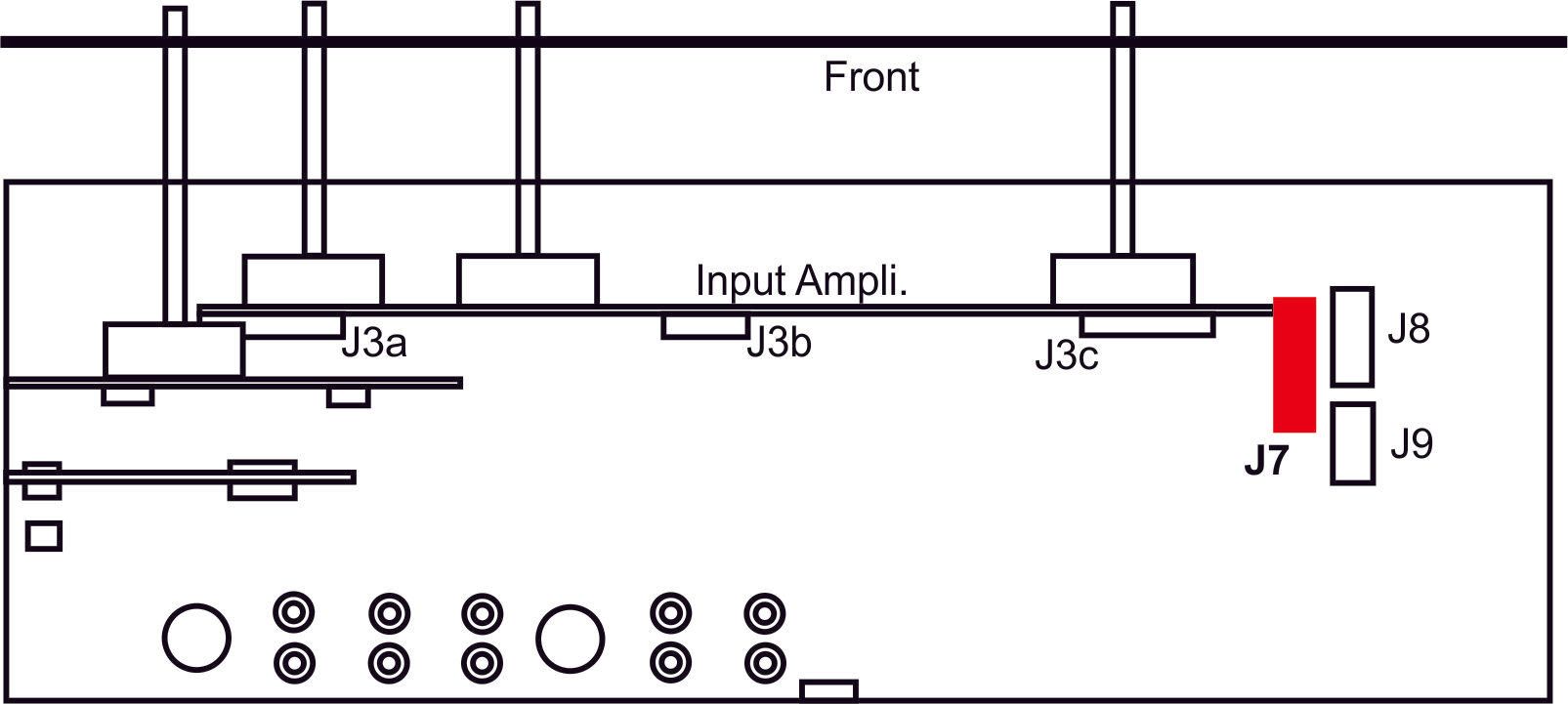 Revox A700 socket, J7 for the Premium-Hifi VU-Meter Revox A700 socket, J7 for the Premium-Hifi VU-Meter