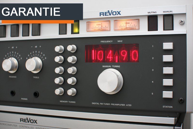 Revox A720 with nixie tubes