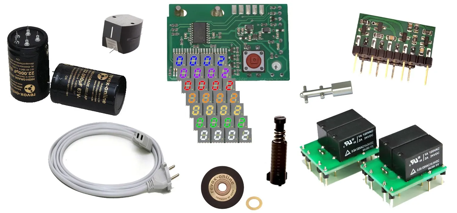 Ersatzteile für viele Studer- und Revox- Geräte von Premium-Hifi Ersatzteile für viele Studer- und Revox- Geräte von Premium-Hifi