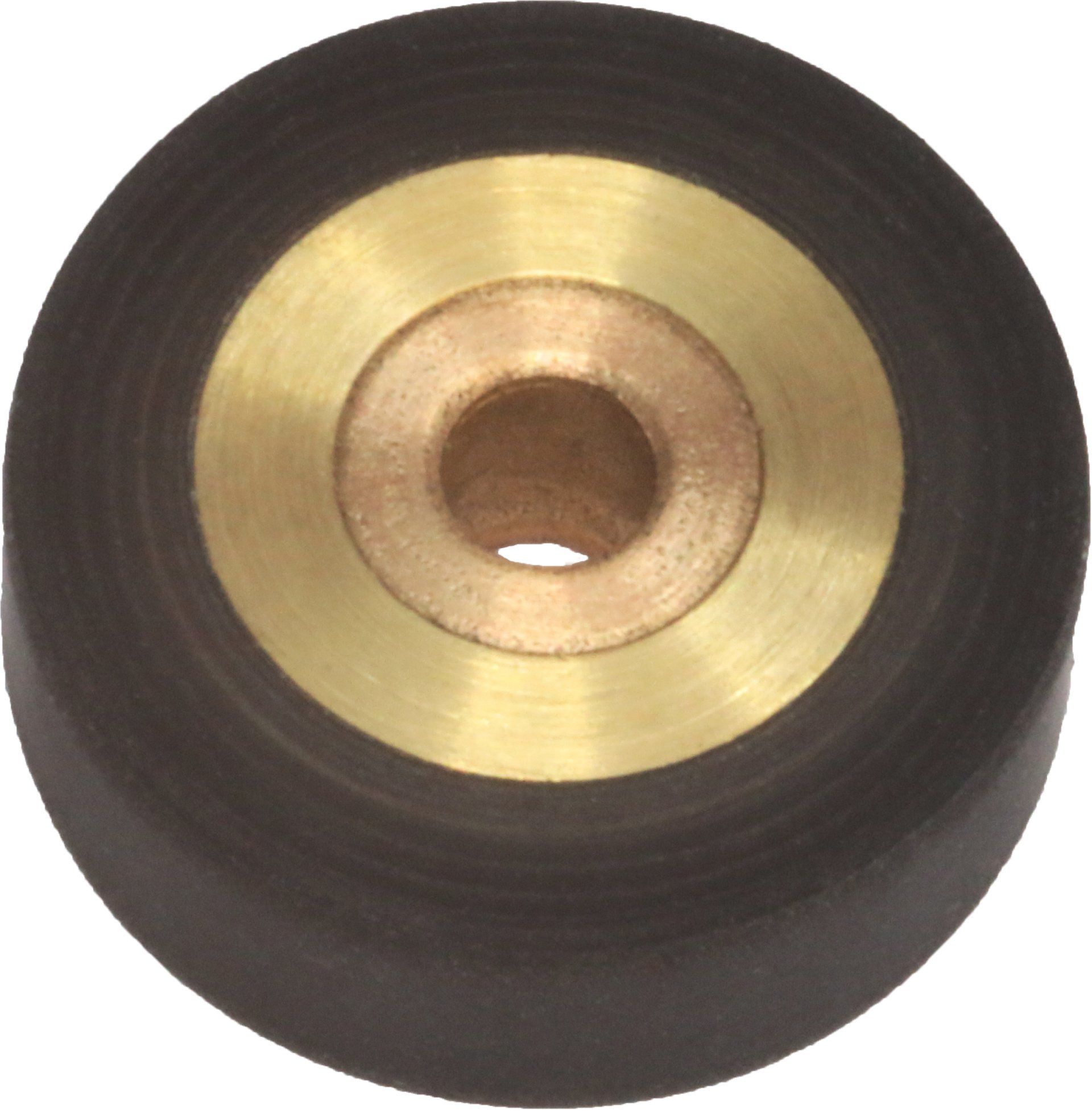 Gummi-Andruckrolle, Sinterbronzelager von Premium-Hifi Gummi-Andruckrolle, Sinterbronzelager von Premium-Hifi