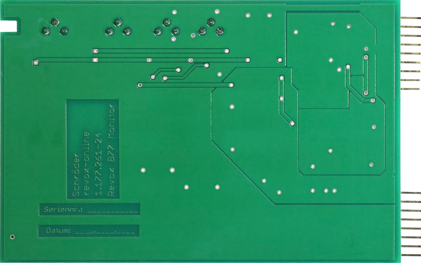 Ground plane of the Revox B77 monitor board from Premium-Hifi Ground plane of the Revox B77 monitor board from Premium-Hifi