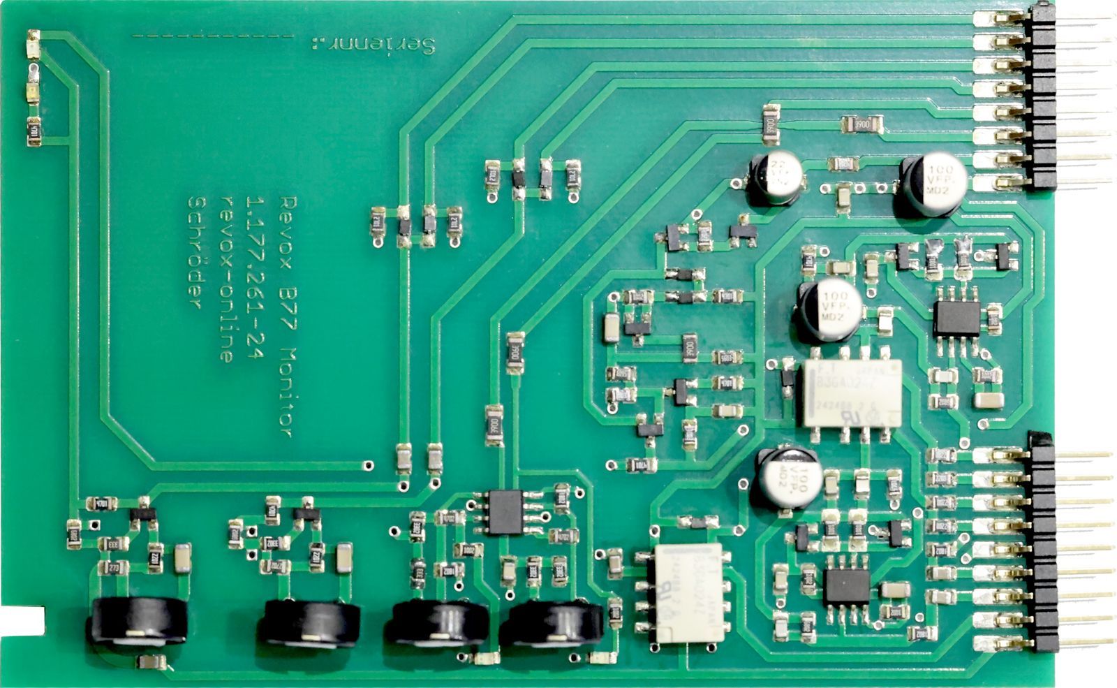 Newly developed monitor board for all Studer Revox B77 from Premium-Hifi Newly developed monitor board for all Studer Revox B77 from Premium-Hifi