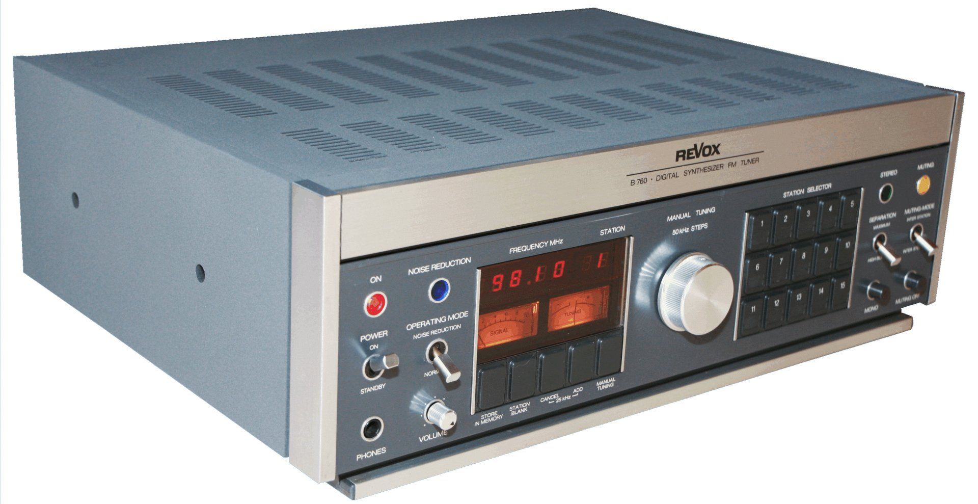 Revox Referenz-Tuner B760 nextelbeschichtet, Premium-Hifi Revox Referenz-Tuner B760 nextelbeschichtet, Premium-Hifi