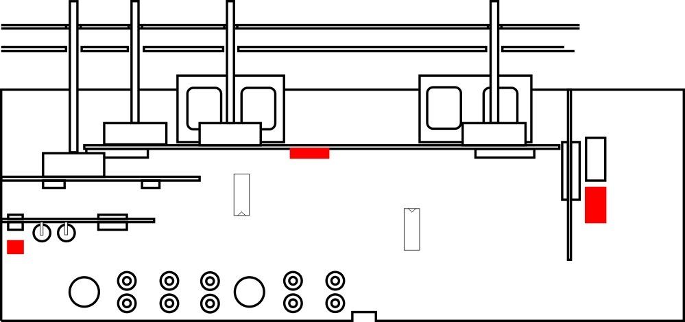Für den weiteren Ausbau der Revox A700 müssen 3 Stecker abgezogen werden, Premium-Hifi Für den weiteren Ausbau der Revox A700 müssen 3 Stecker abgezogen werden, Premium-Hifi