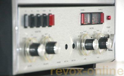 Revox A77 MKII untere Fronplatte, Premium-Hifi Revox A77 MKII, Premium-Hifi