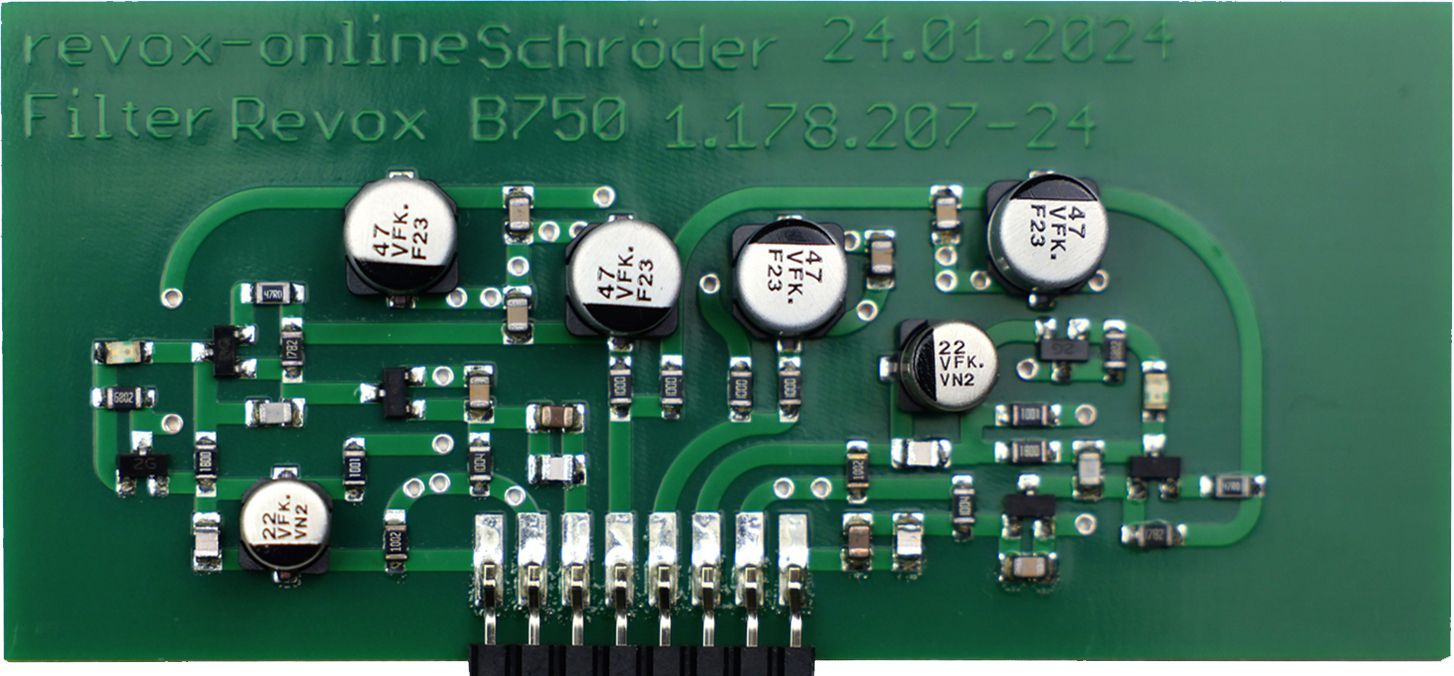 Die neue Premium-Hifi Filter-Verstärker für den Revox B750 Verstärker Die neue Premium-Hifi Filter-Verstärker für den Revox B750 Verstärker