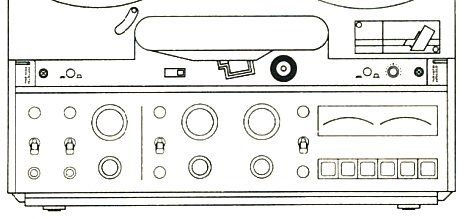 untere Frontplatte der Studer Revox B77 oder PR99, Premium-Hifi untere Frontplatte der Studer Revox B77 oder PR99, Premium-Hifi