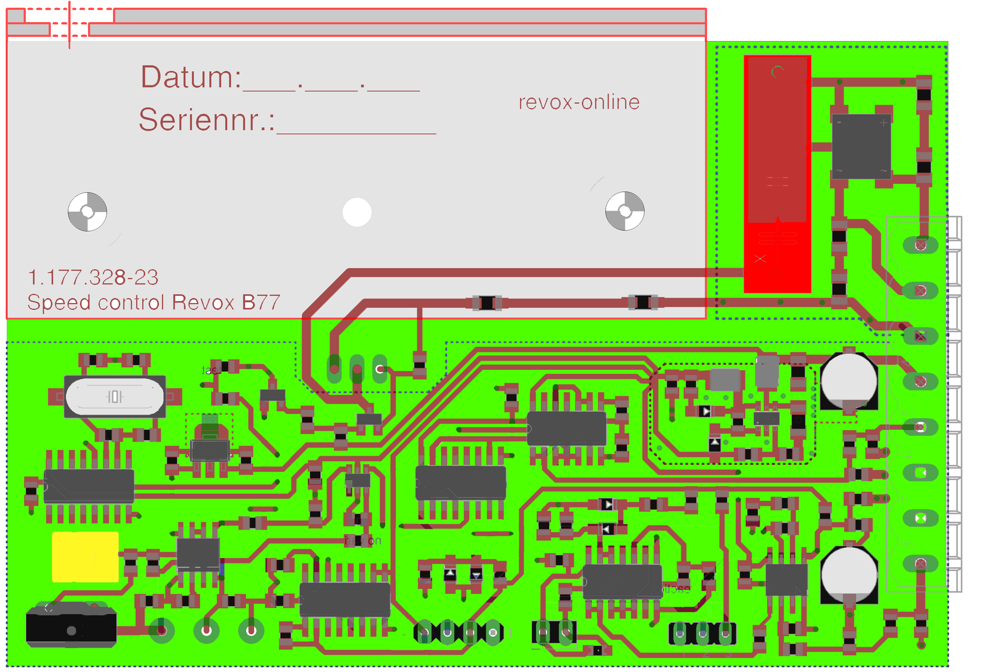 Quartz-stable capstan motor control for all Revox B77 Premium-Hifi Quartz-stable capstan motor control for all Revox B77 Premium-Hifi