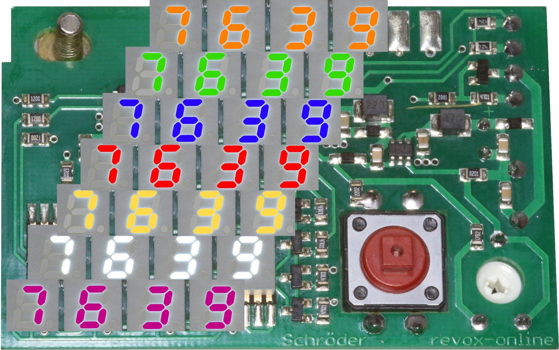 Digitalzähler, Z77 von Premium-Hifi in 7 Farben für Revox A77, B77, PR99 Digitalzähler, Z77 von Premium-Hifi in 7 Farben für Revox A77, B77, PR99