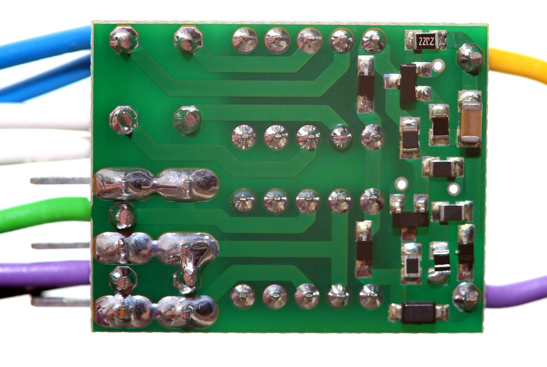 the component side of the Premium-Hifi switch-on delay with VU meter protection for Studer Revox A77 the component side of the Premium-Hifi switch-on delay with VU meter protection for Studer Revox A77