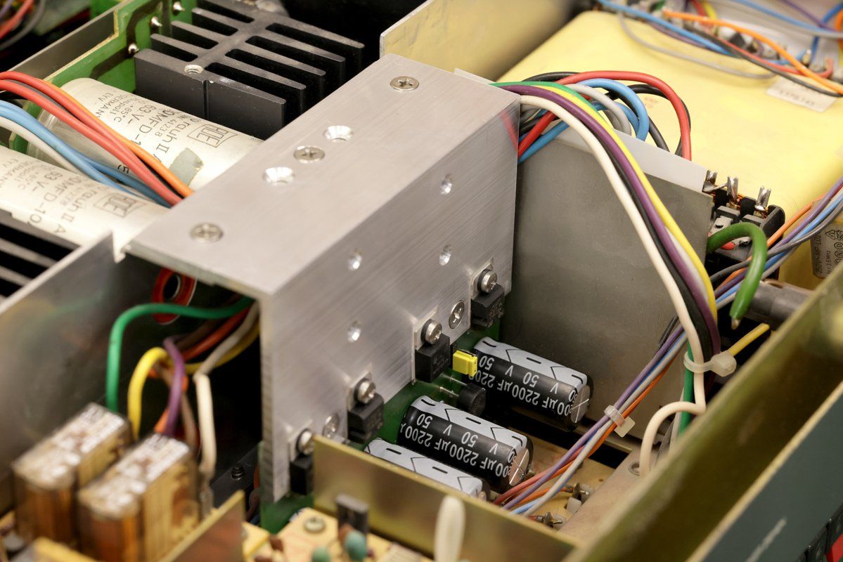 New power supply with cooling angle installed in Revox B750 MK II, revox-online