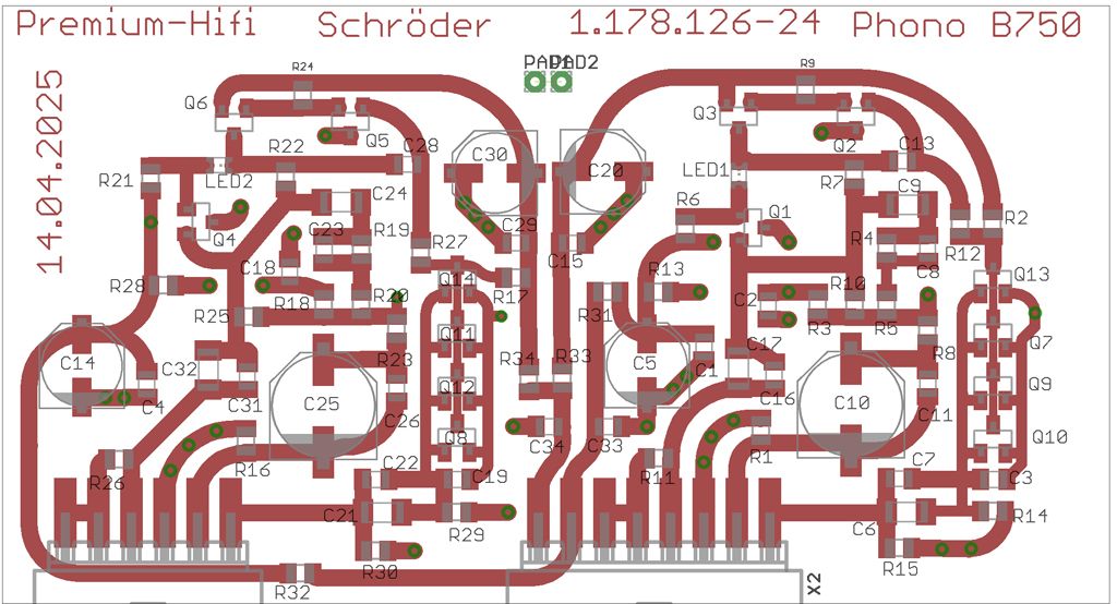 layout of the better phono preamplifier of the Revox B750 from Premium-Hifi layout of the better phono preamplifier of the Revox B750 from Premium-Hifi