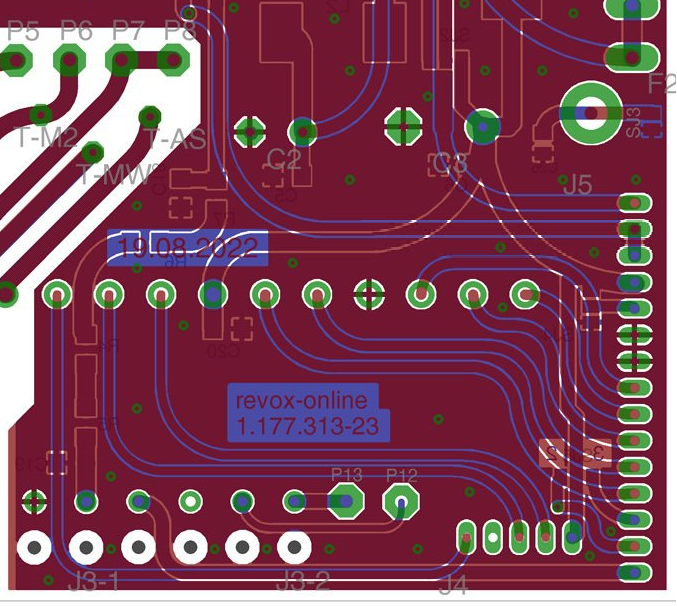 The optimised layout round, wide and 70µ thick conductor strips from Premium-Hifi The optimised layout round, wide and 70µ thick conductor strips from Premium-Hifi