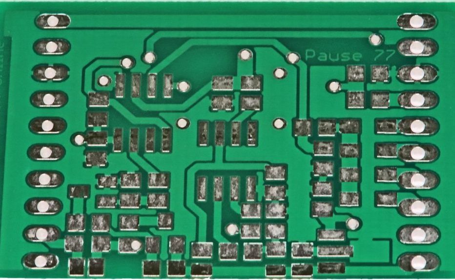 Component side of the Premium-Hifi Pause 77 pause switch Component side of the Premium-Hifi Pause 77 pause switch