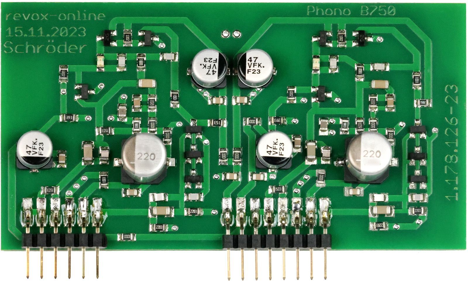 High-end equalisation preamplifier for Revox B750 from Premium-Hifi High-end equalisation preamplifier for Revox B750 from Premium-Hifi