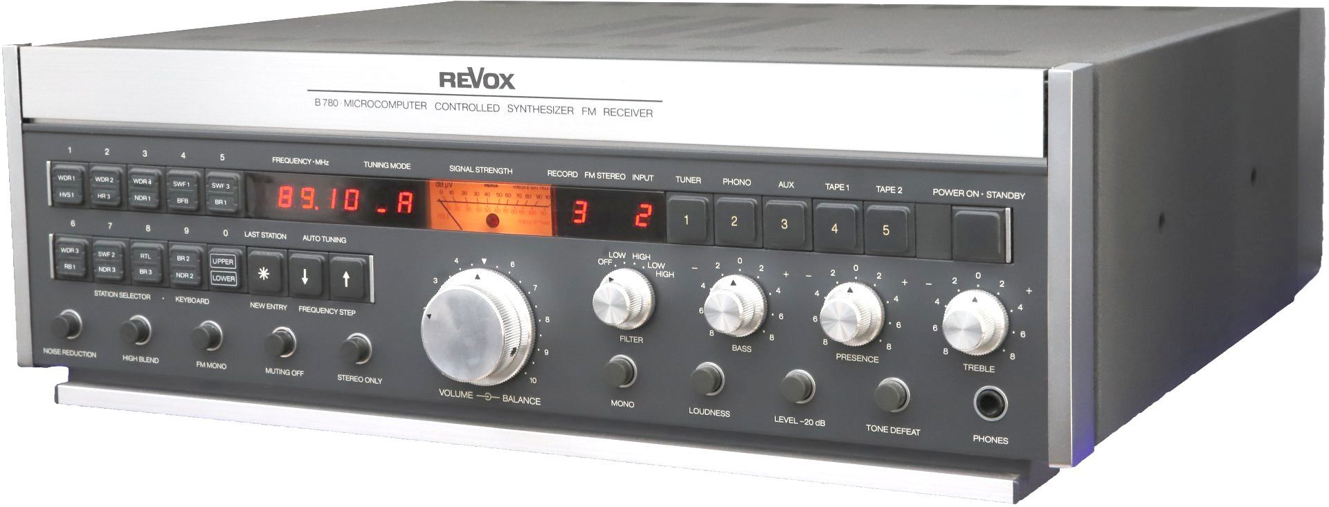 FM tuner-integrated amplifier combination Revox B780, Premium-Hifi Revox B780 FM Receiver , Premium-Hifi