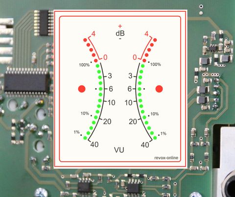 LED-VU-Meter Revox A700 im Analog-Design, revox-online