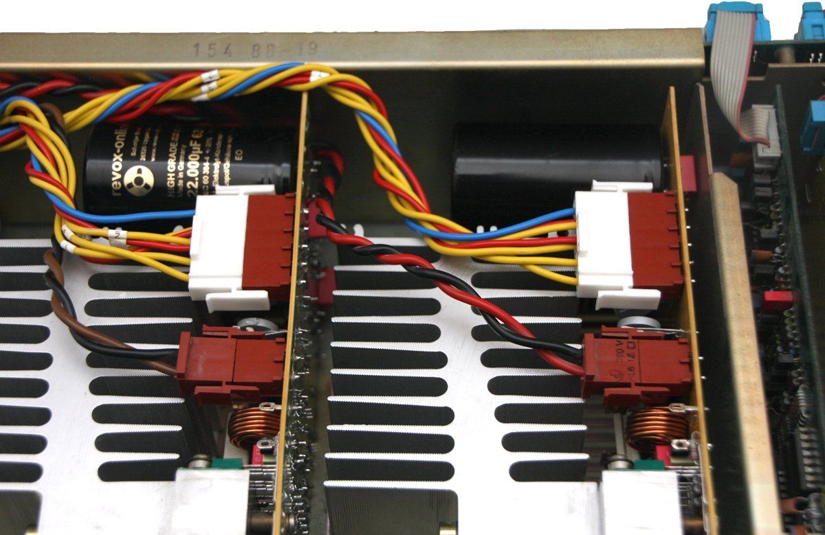 Revox B250 connections for power amplifiers, revox-online Revox B250 connections for power amplifiers, revox-online