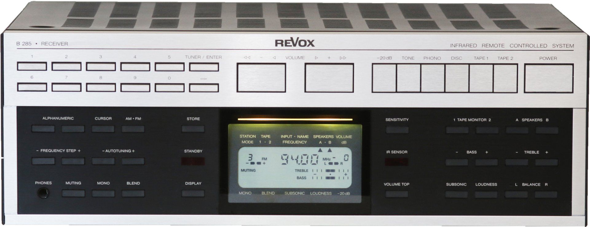 FM tuner-integrated amplifier combination Revox B285 , Premium-Hifi Revox B285 FM Receiver, Premium-Hifi