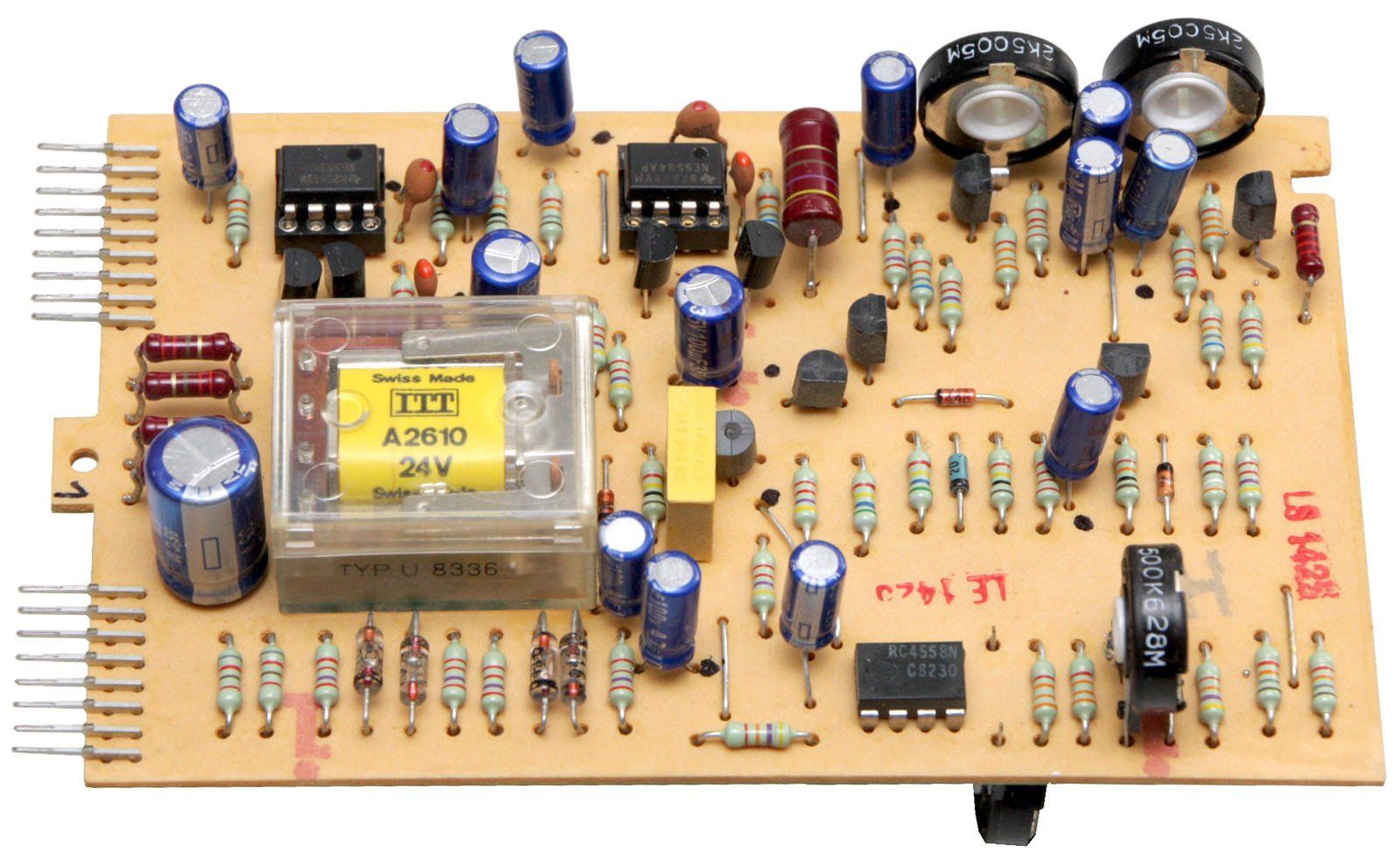 Die alte Monitorkarte der Studer Revox B77, Premium-Hifi Die alte Monitorkarte der Studer Revox B77, Premium-Hifi