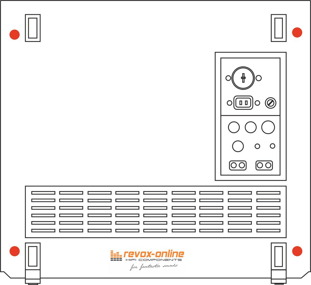 Open housing Revox B77, PR99, Premium-Hifi Open housing Revox B77, PR99, Premium-Hifi