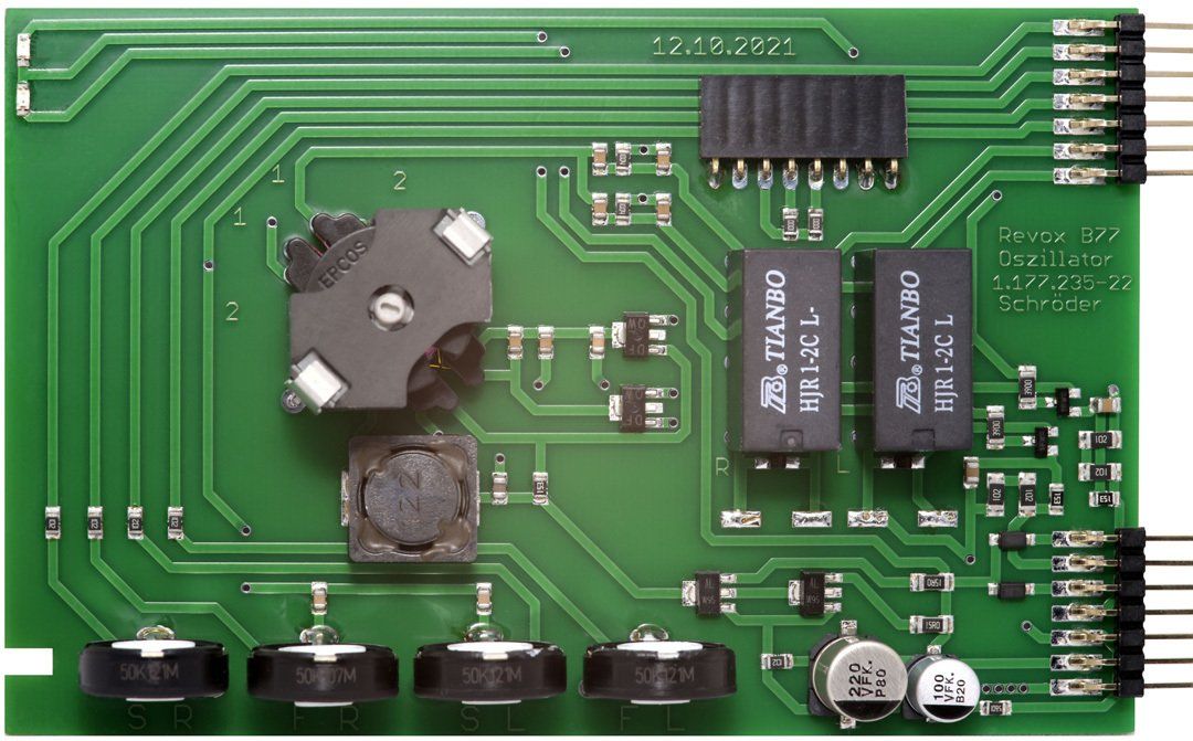 neue und verbesserte Oszillatorplatine für Studer Revox B77 von Premium-Hifi neue und verbesserte Oszillatorplatine für Studer Revox B77 von Premium-Hifi