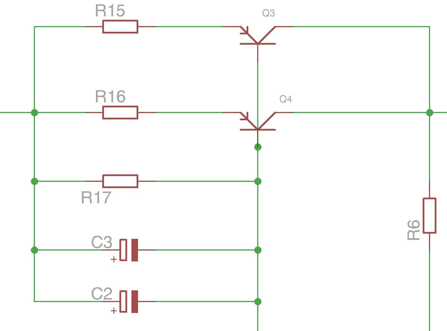 Parallelschaltung der Einschalttransisitoren des Oszillators Revox B77, Premium-Hifi Parallelschaltung der Einschalttransisitoren des Oszillators Revox B77, Premium-Hifi