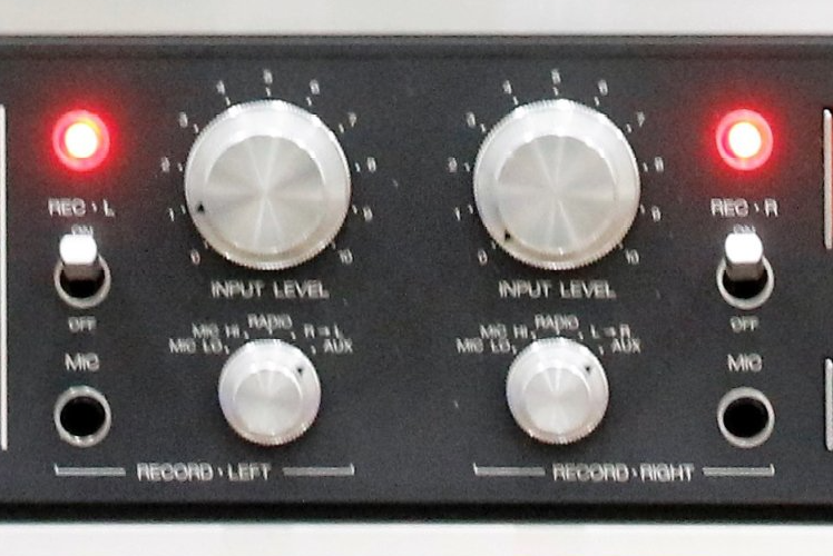 Revox B77 recording display