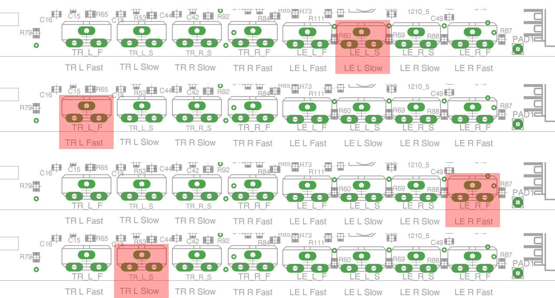 8 trimmers for adjusting the reproduce board of the Revox B77 from Premium-Hifi 8 trimmers for adjusting the reproduce board of the Revox B77 from Premium-Hifi