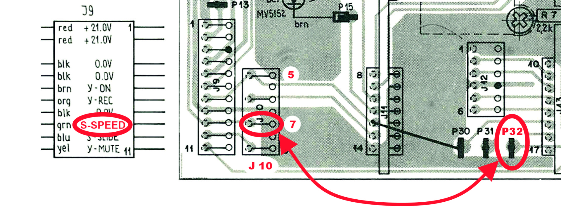 S-SPEED signal from the Revox B77 for the new reproduce board from Premium-Hifi S-SPEED signal from the Revox B77 for the new reproduce board from Premium-Hifi