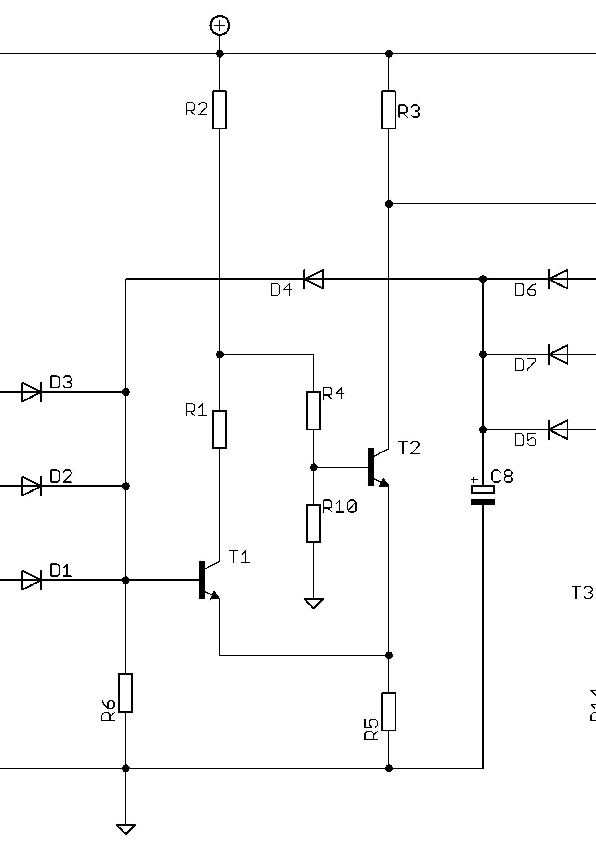 Der Schmitt-Trigger  des Revox B750 in der Protection Circuit von Premium-Hifi Der Schmitt-Trigger  des Revox B750 in der Protection Circuit von Premium-Hifi