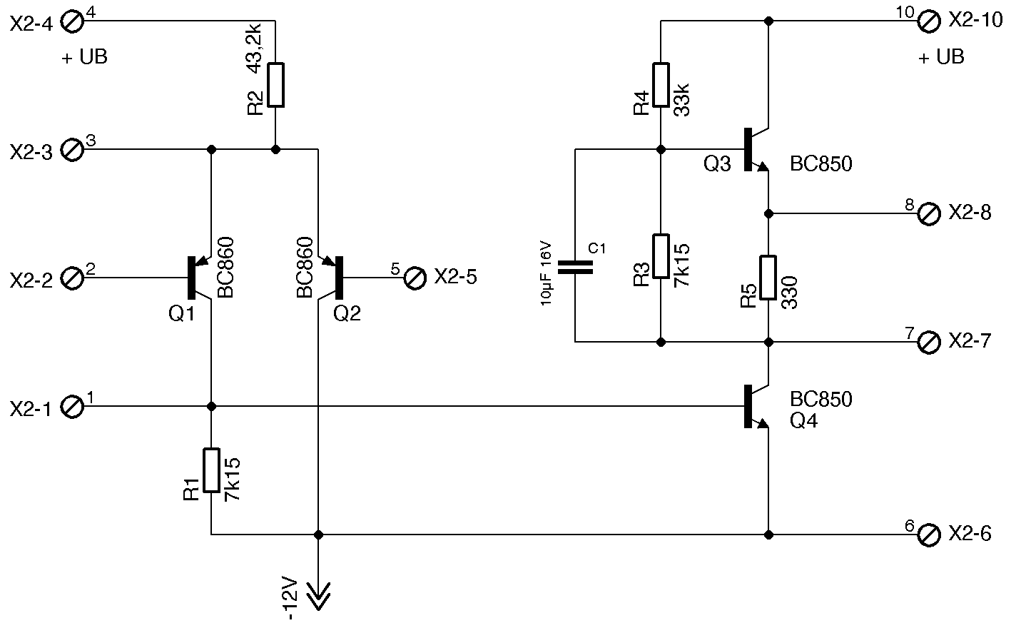 Circuit diagram Studer A101 1.010.101.50