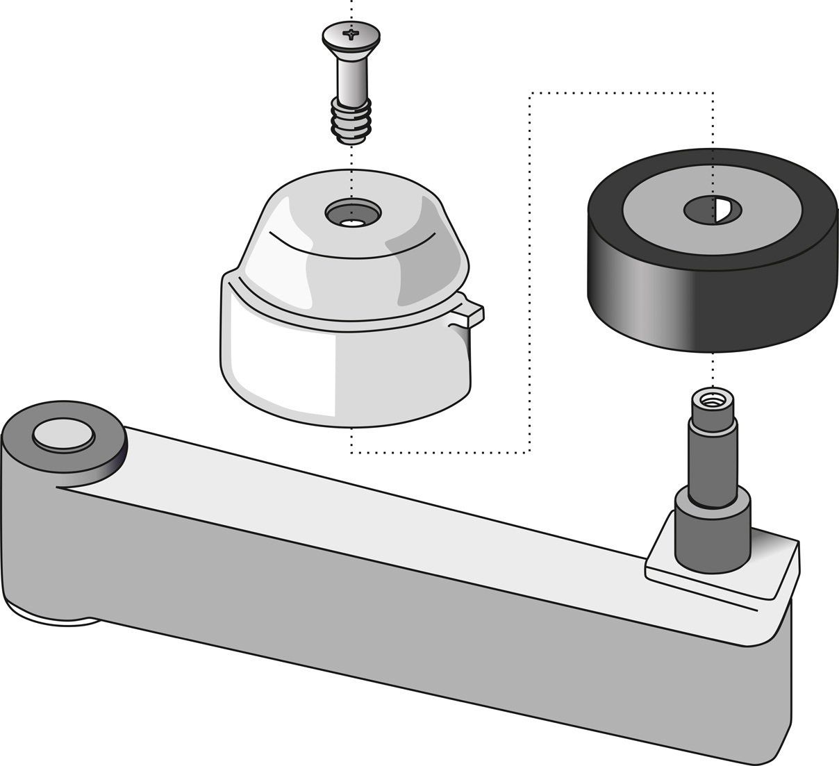 Fitting the Studer A807 pressure roller from Premium-Hifi Fitting the Studer A807 pressure roller from Premium-Hifi