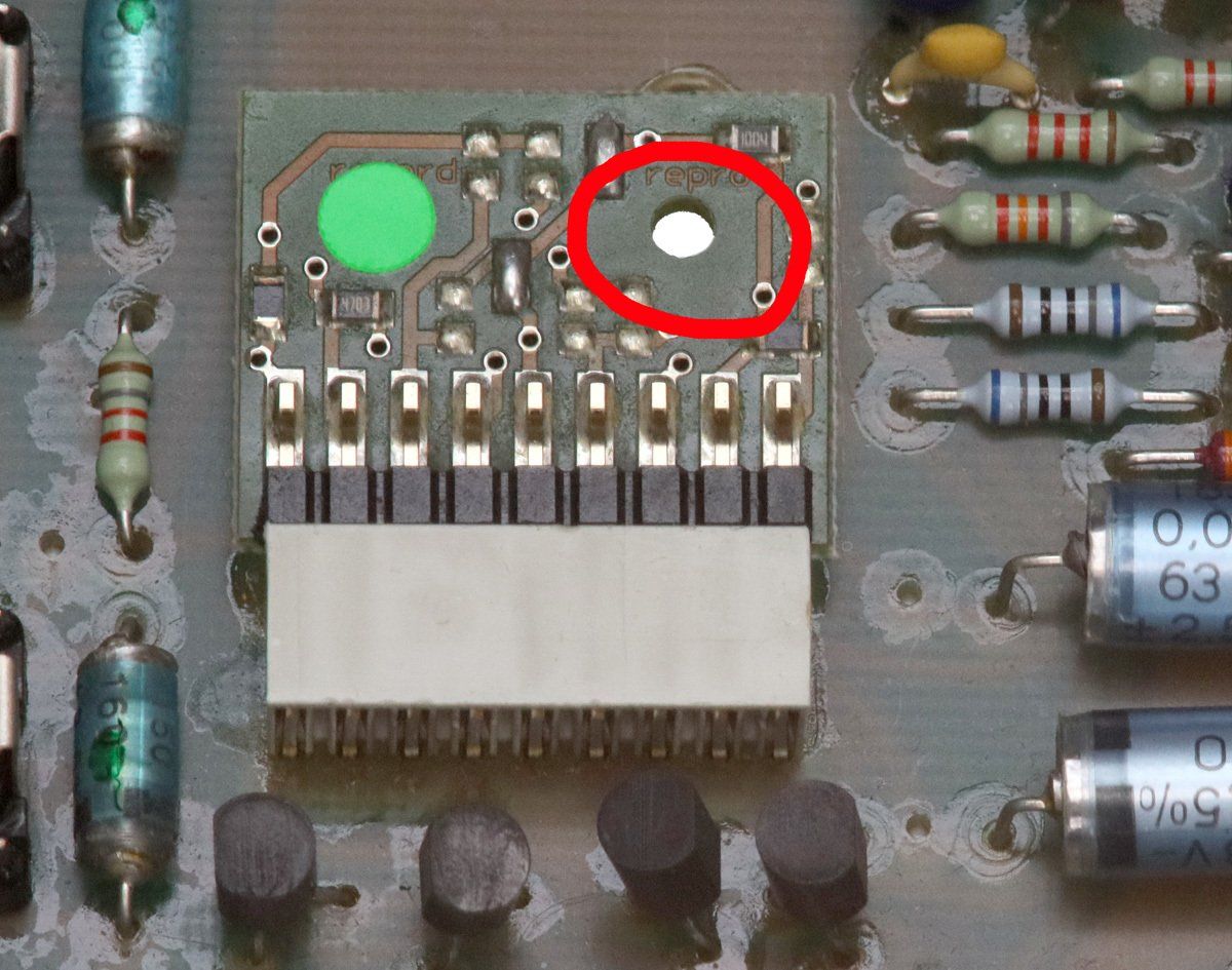 Studer A80 mit gestecker Entzerrplatine von Premium-Hifi Studer A80 mit gestecker Entzerrplatine von Premium-Hifi