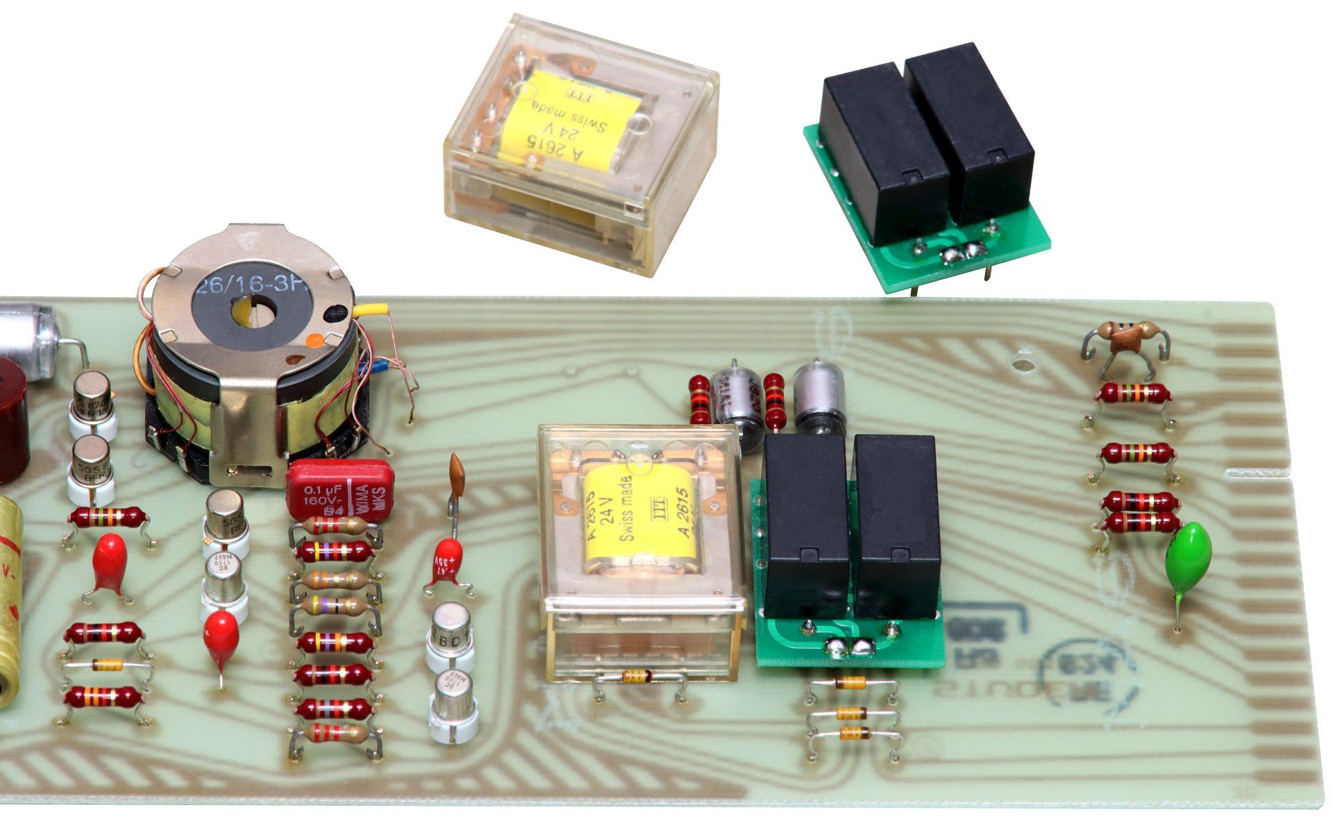 Unsere Ersatzrelais passen hervorragend in Revox- oder Studer-Geräte, Premium-Hifi Unsere Ersatzrelais passen hervorragend in Revox- oder Studer-Geräte, Premium-Hifi