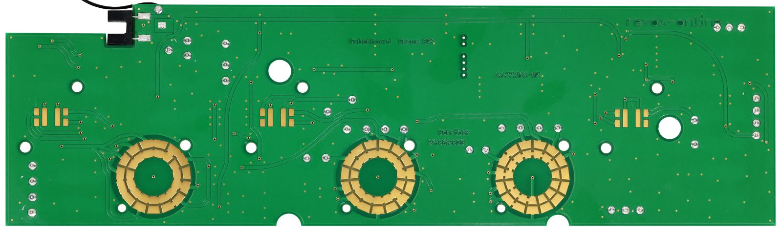 New high-class audio interconnection PCB for Revox B77 from Premium-Hifi New high-class audio interconnection PCB for Revox B77 from Premium-Hifi
