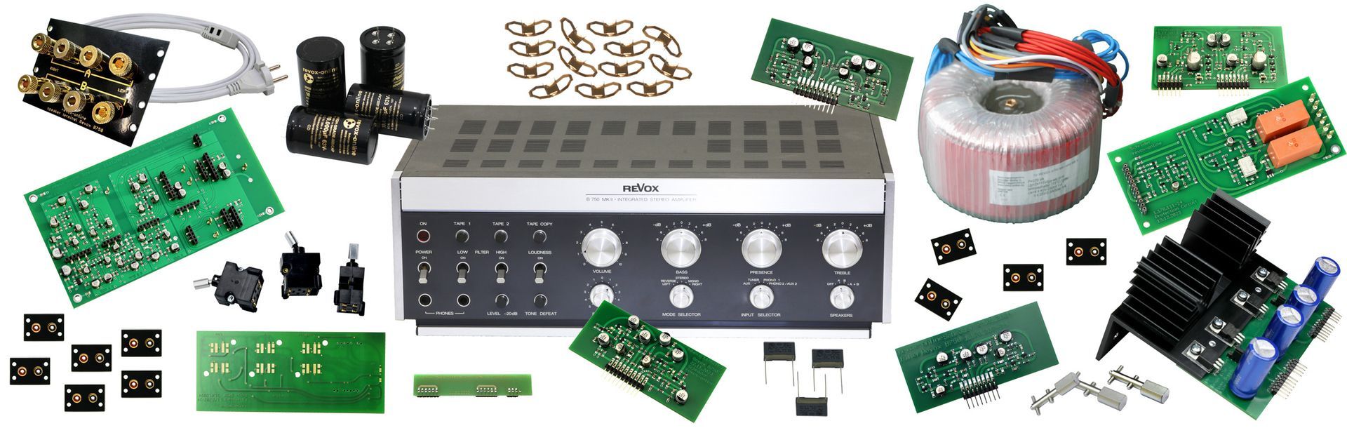 Revox B750 Zubehör- und Ersatzteile, Leiterplatten von Premium-Hifi Revox B750 Zubehör- und Ersatzteile, Leiterplatten von Premium-Hifi