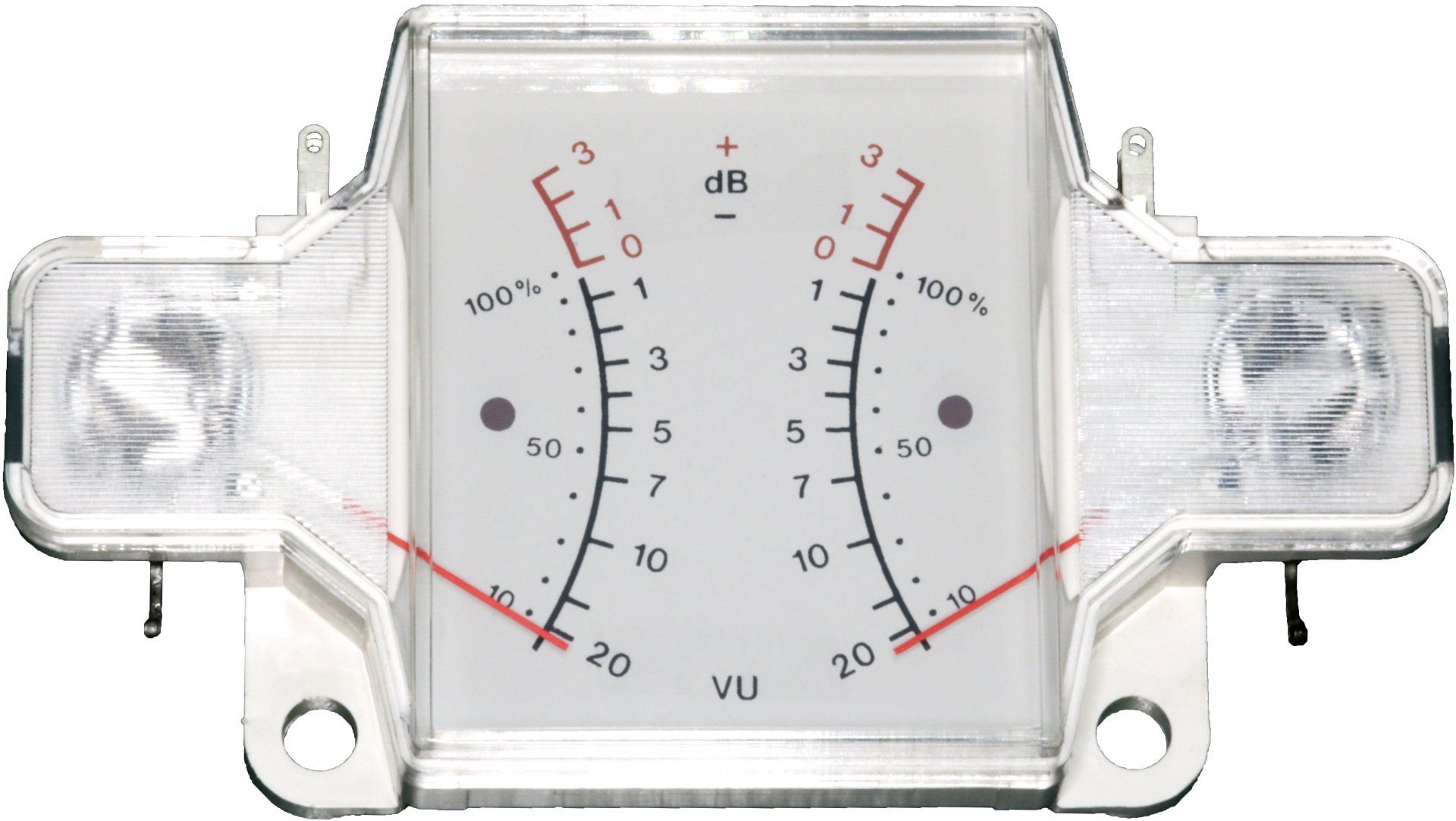 analoges Tandem-VU-Meter der Studer Revox A700, Premium-Hifi analoges Tandem-VU-Meter der Studer Revox A700, Premium-Hifi