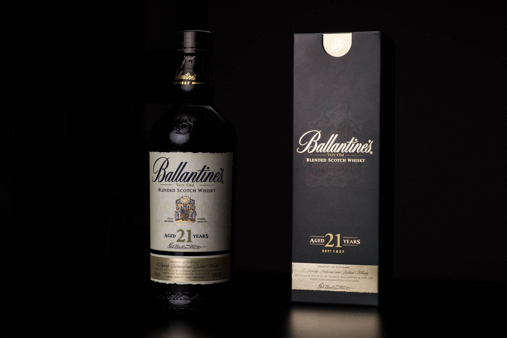 packshot ballantines