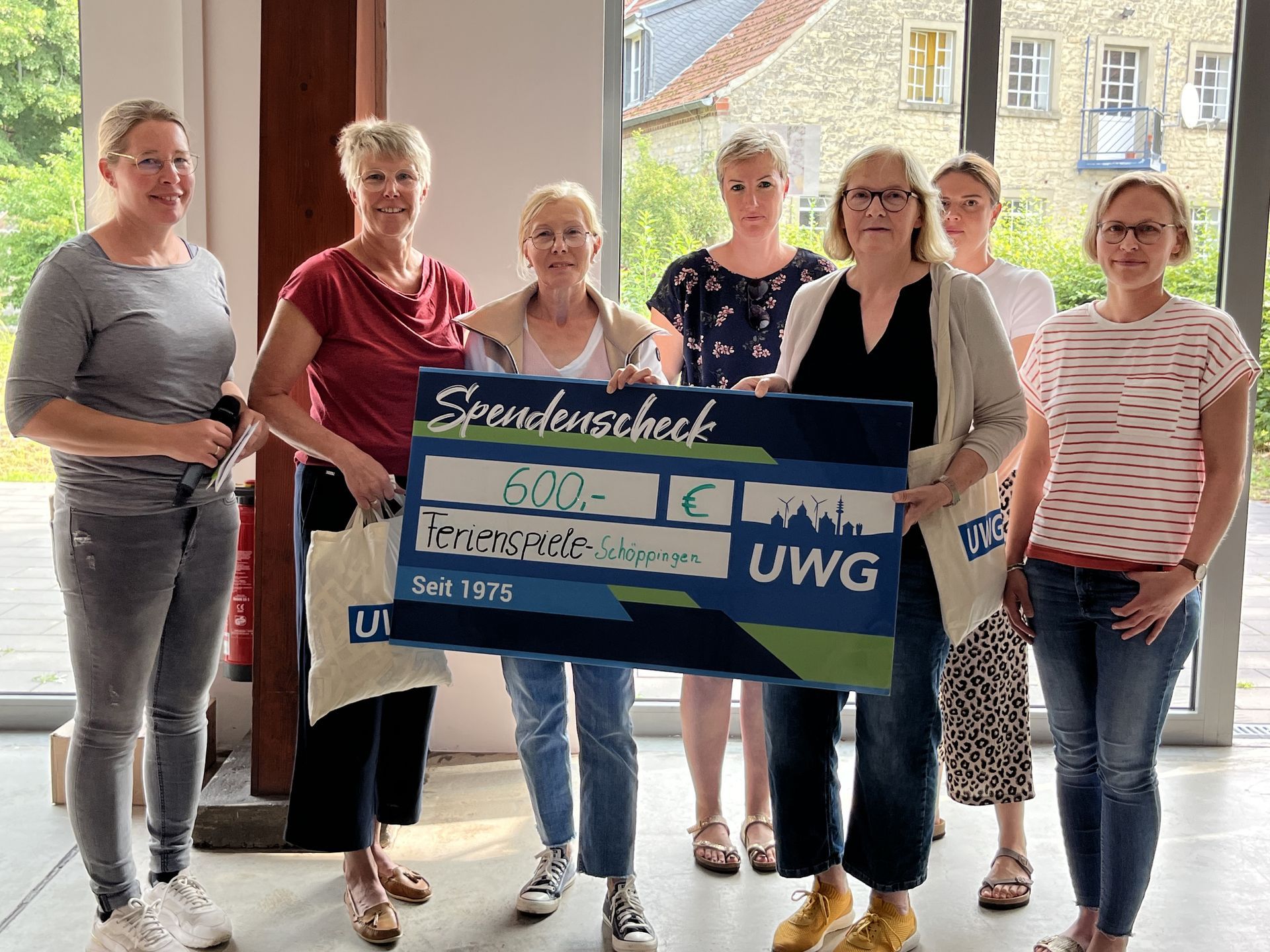 Spendenübergabe Ferienspiele Schöppingen