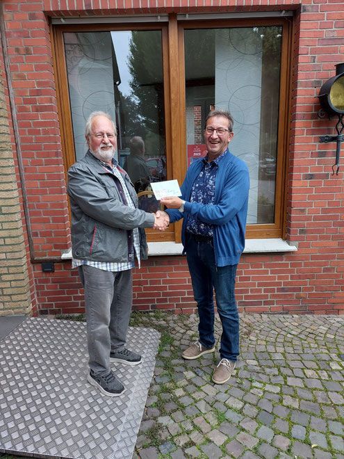 Spendenübergabe Heimatverein Eggerode