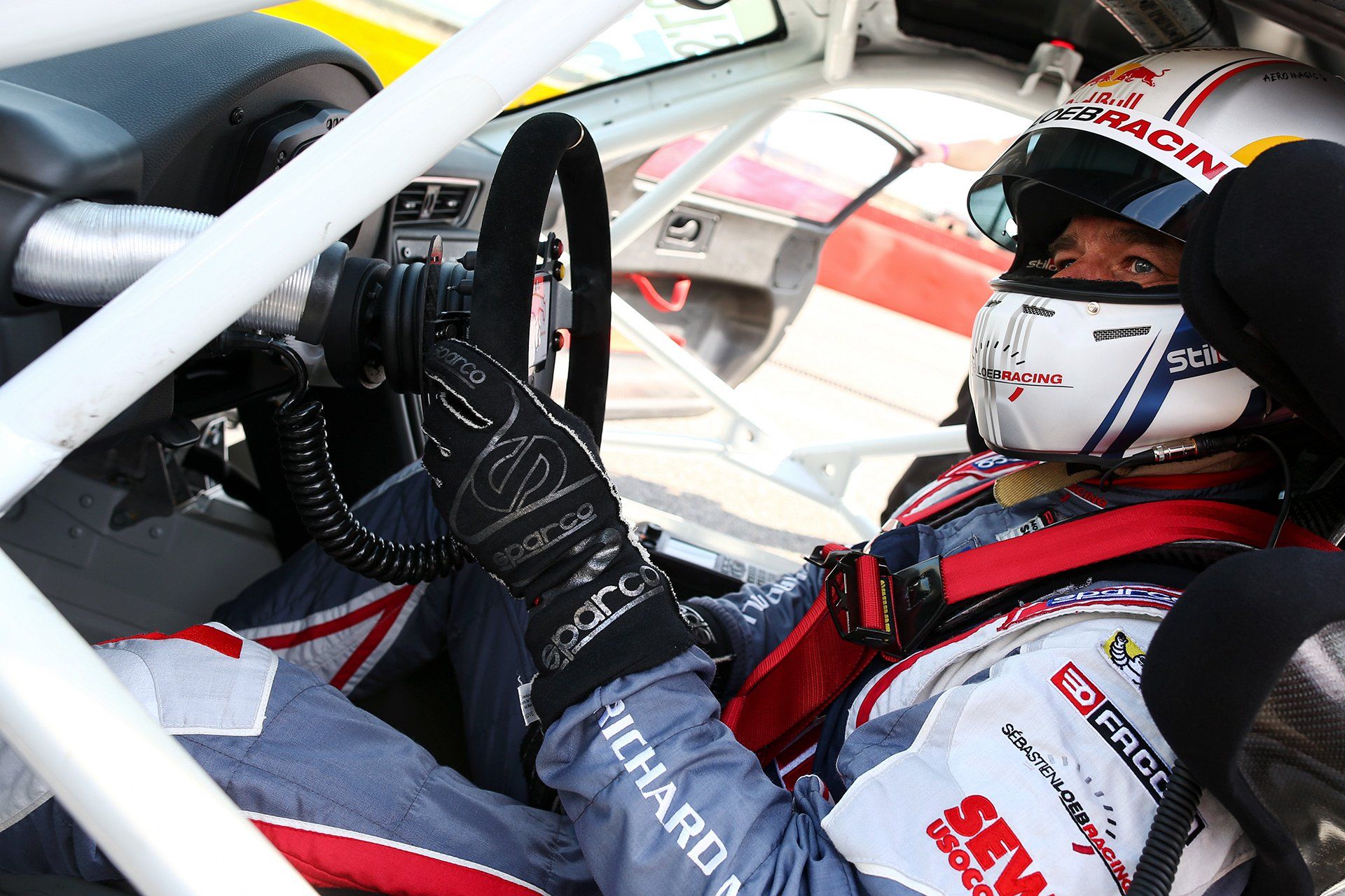 French rally driver Sébastien Loeb pictured during the Porsche Supercup at the Formula One Grand Prix of Belgium at the Circuit de Spa-Francorchamps near Spa, Belgium, 22 August 2015. Photo: David Ebener/fototronik.de